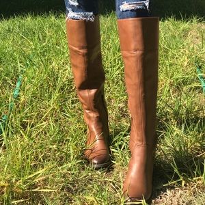 Sole society brown kemper over the knee boots